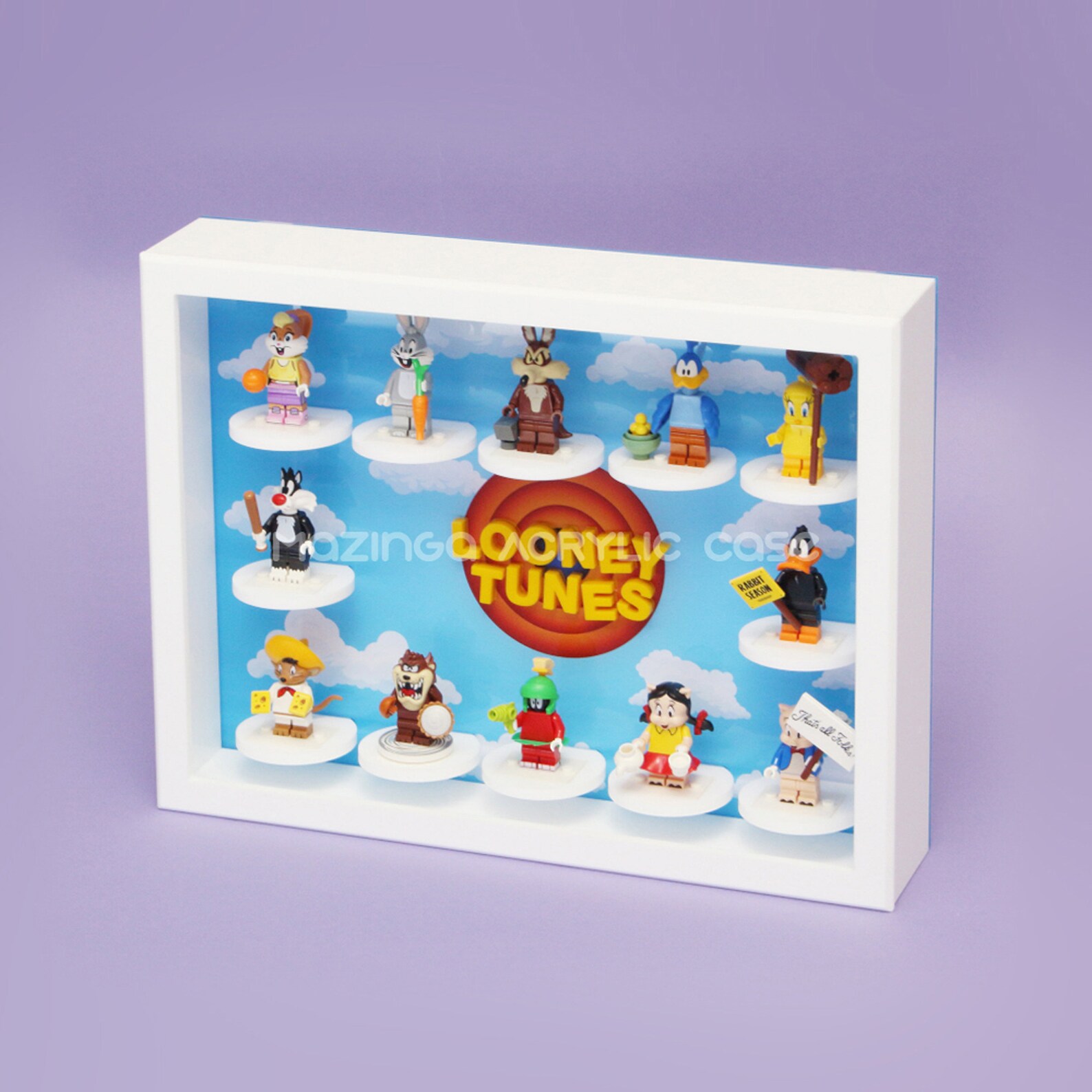 LEGO 71030 Looney Tunes Minifigures Acrylic Display Case | Etsy