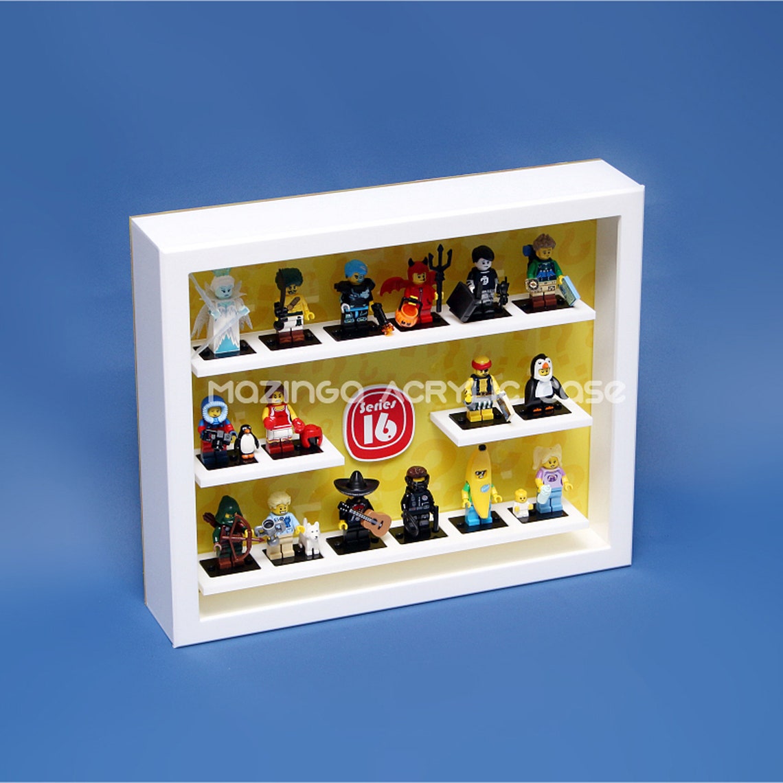 acrylic minifigure display case