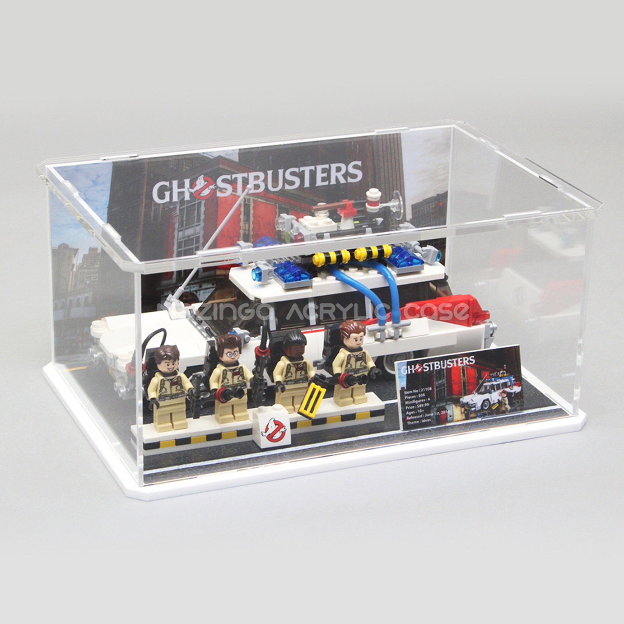 Display Case Picture Frame for Lego Ghostbusters Minifigures 21108 75828 