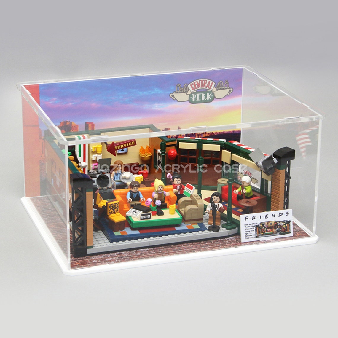Central Perk Acrylic Display Case for the LEGO Model 10319 Etsy