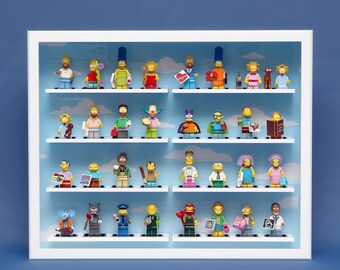 Barts Display Frame case for Lego ® Simpsons Series 1 minifigures 71005 figures 25cm 