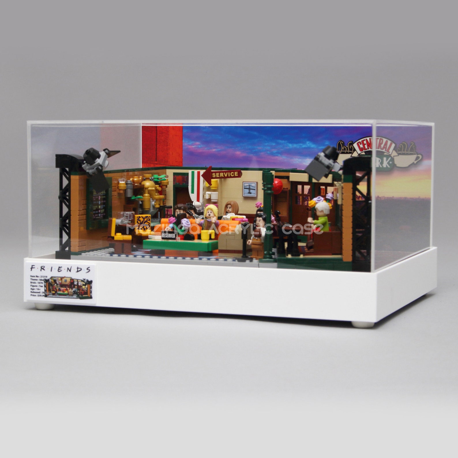 Acrylic Display Case for LEGO® 10319 Central Perk Etsy