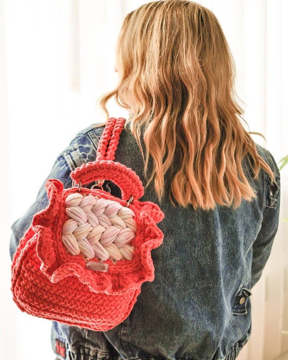 Luxury Backpack, Fashion Backpack, elegant backpack and handbag in one, spring accessory