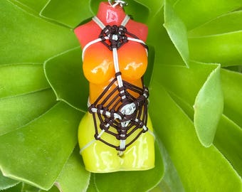 Fortuna Goddess with Shibari Keychain