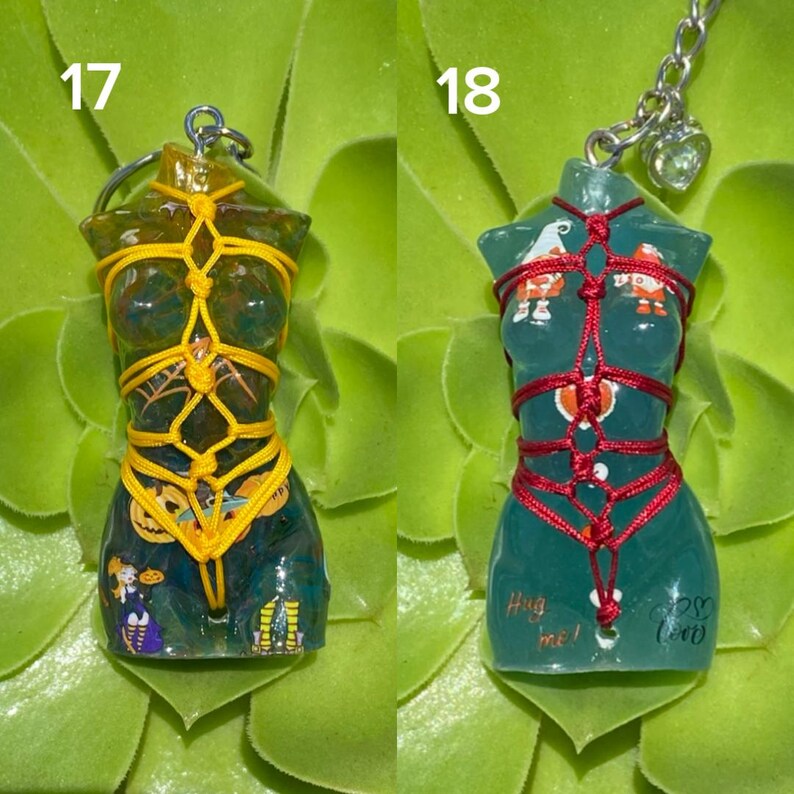 Flora Goddess With Shibari Keychain - Etsy