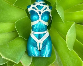 Flora Goddess with Shibari Keychain