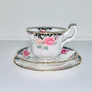 Royal Albert - Concerto, tea trio (cup, saucer and plate sets)