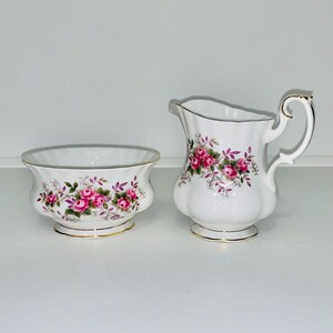 Royal Albert - Lavender Rose, large sugar and creamer