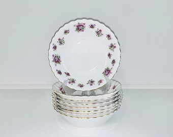Royal Albert - Sweet Violets, 16cm dessert / soup bowls