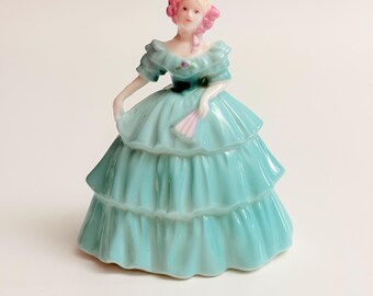 Coalport - Minuettes, Hannah Porcelain Figurine. Hand Decorated. England