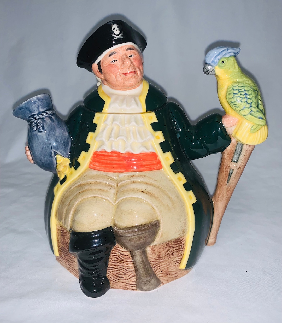 Royal Doulton long John Silver Character Teapot. Made in Etsy