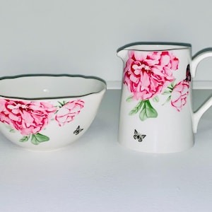Royal Albert - Miranda Kerr,  Everyday Friendship large sugar bowl & creamer