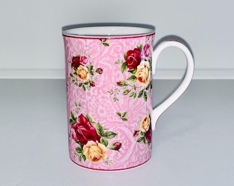 Royal Albert - Old Country Roses, Dusky Pink Lace coffee mug. Multiple available