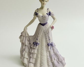 Coalport - Age of Elegance, First Waltz Porcelain Figurine 1996 Matt Finish