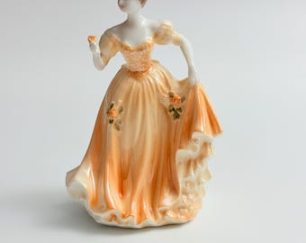 Coalport - Debutante of the Year - Rose Ball, Porcelain Figurine. England