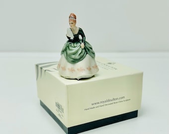 Royal Doulton - Soirée, miniature ladies figurine in the original box
