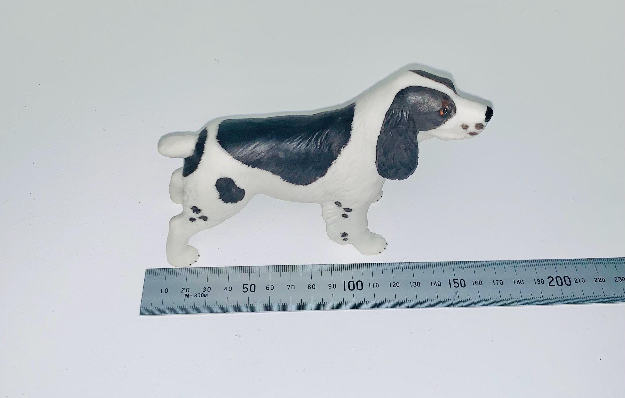 Aynsley - Cocker Spaniel, Black and White Dog Figurine - Etsy