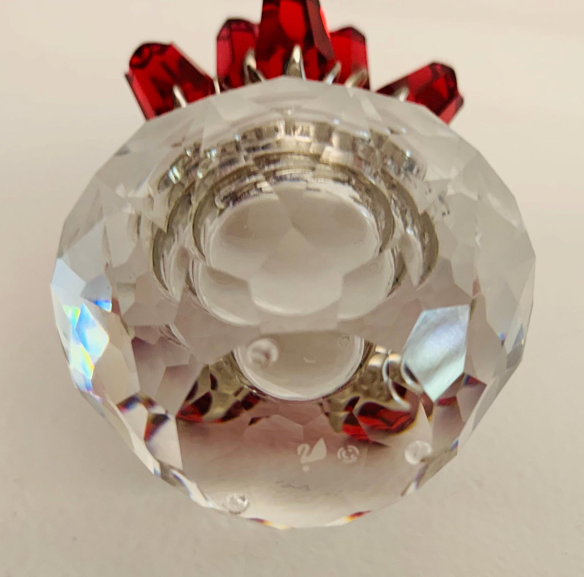 Swarovski - Red Rose Vase / Pot 283394 in the Original Box - Etsy