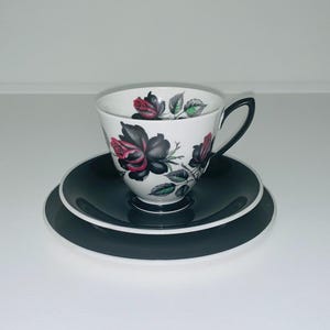 Royal Albert - Masquerade, tea trio (cup, saucer & plate set). First quality