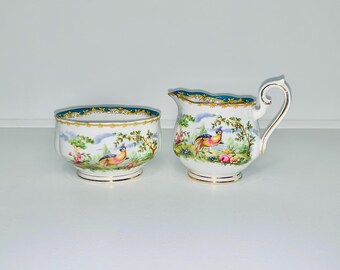 Royal Albert Cream and Sugar Chelsea Bird (DEB) Royal Albert Cream and Sugar Chelsea Bird (DEB)