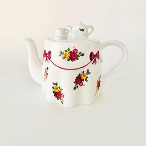Preis Kensington Potteries - Country Roses 4-5 Tassen Teekanne. Englische gemacht