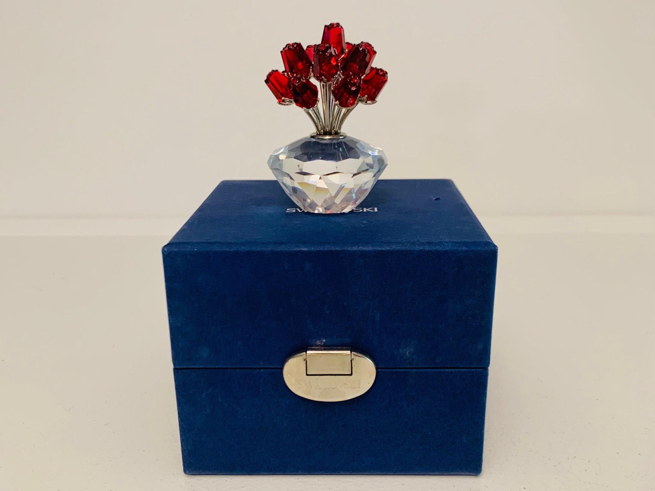 Swarovski Crystal Figurine Flowers in Pot - Etsy