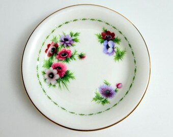 Royal Albert - Flower of the Month, Anemones - March coaster / pin dish