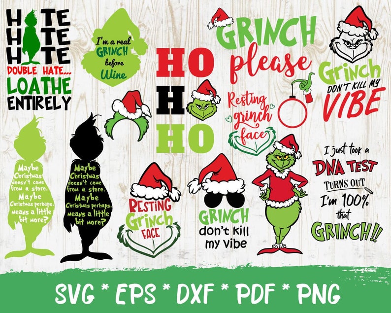 Download 370 Grinch Bundle SVG 2.0 | Etsy