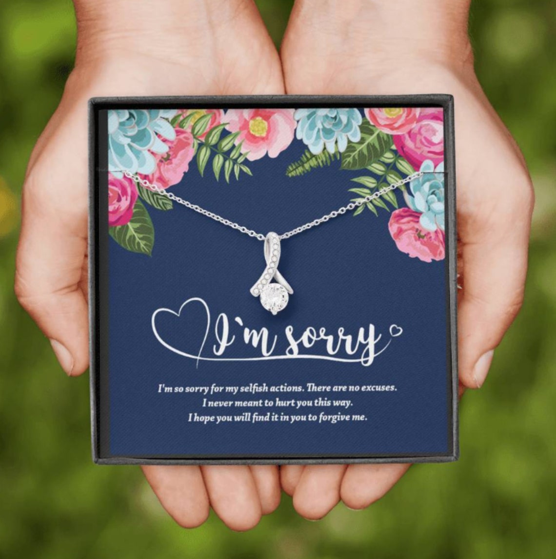 I'm Sorry Gift for Wife Girlfriend Sister Friend Apology Etsy