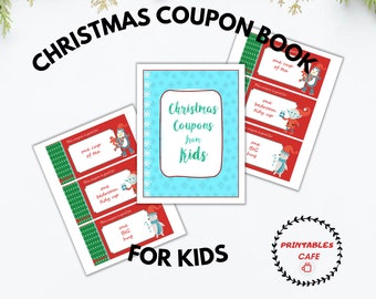 Kids Christmas Coupon Book: Stocking Stuffer Activity (Digital Download)