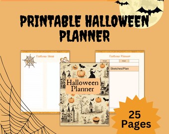 Boho Halloween Planner: Party Planning Checklist (PDF)