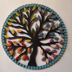 kit mosaïque  DIY-Do It Yourself-arbre de vie