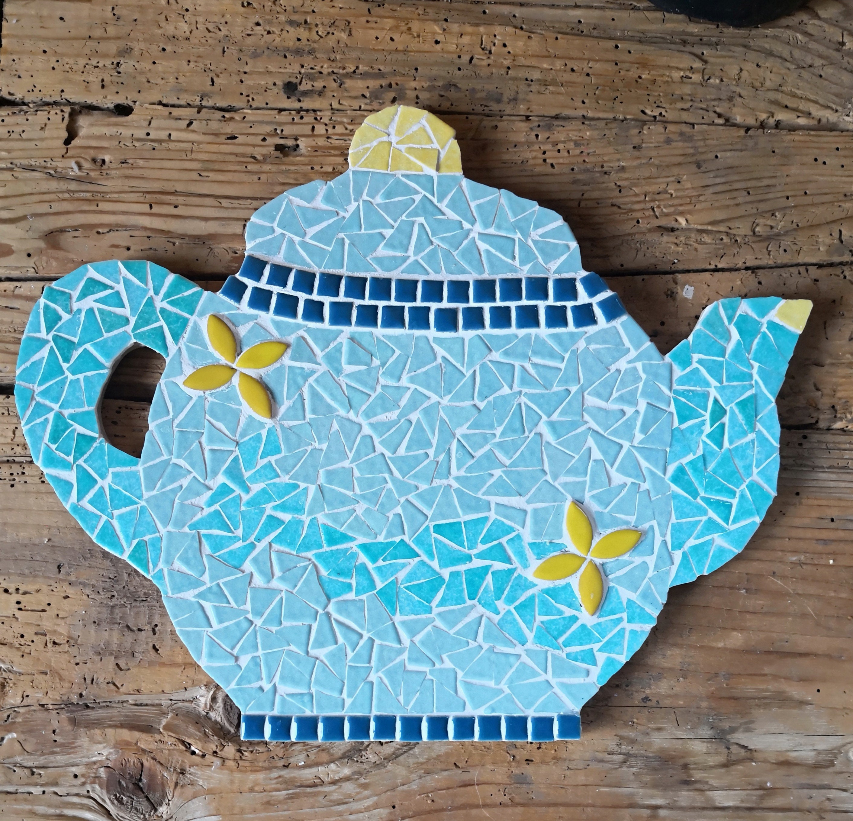 Plateau Décoratif Mosaïque La Théière