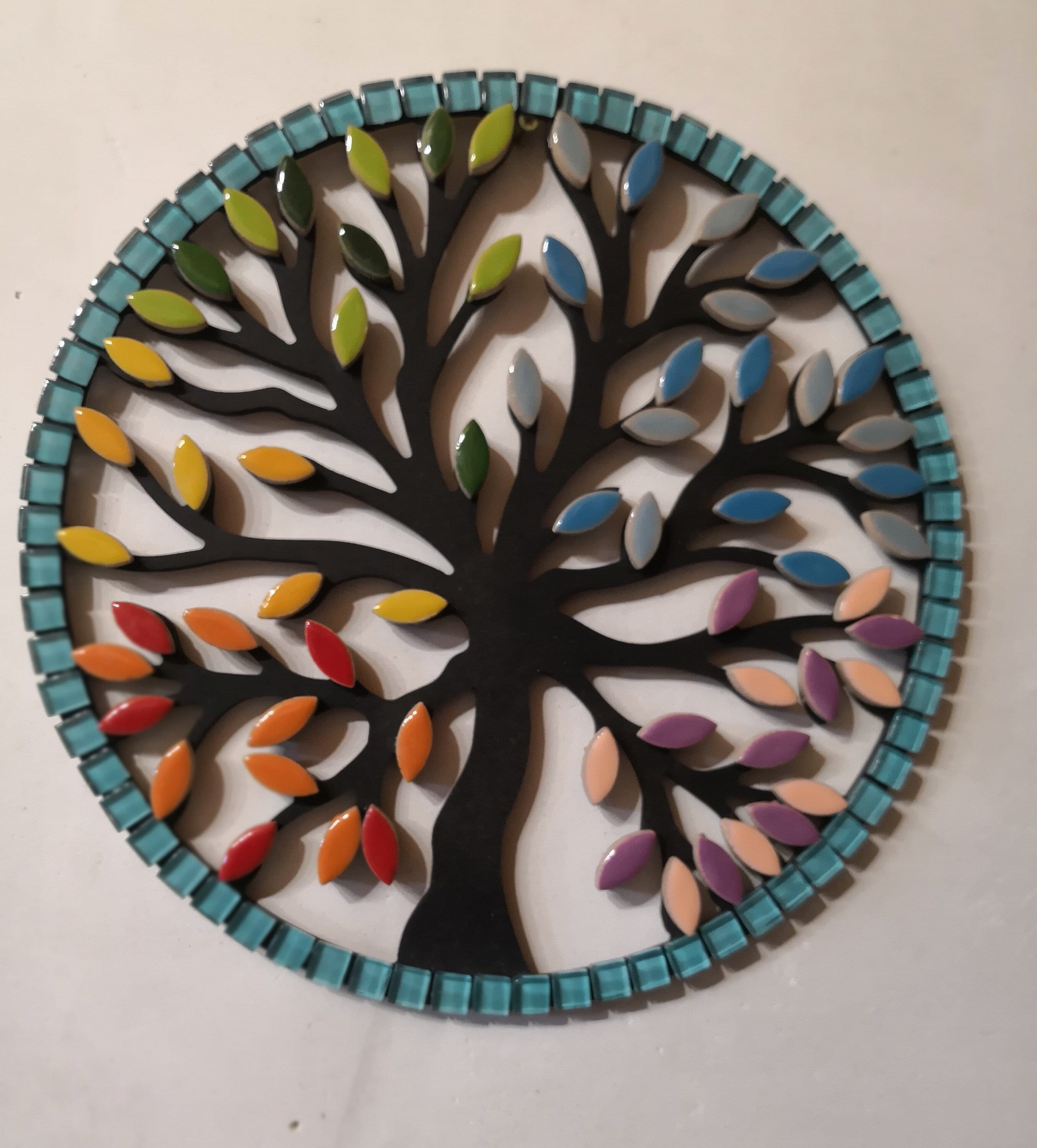 Diydo It Yourselftree of Life Mosaic Kit Etsy