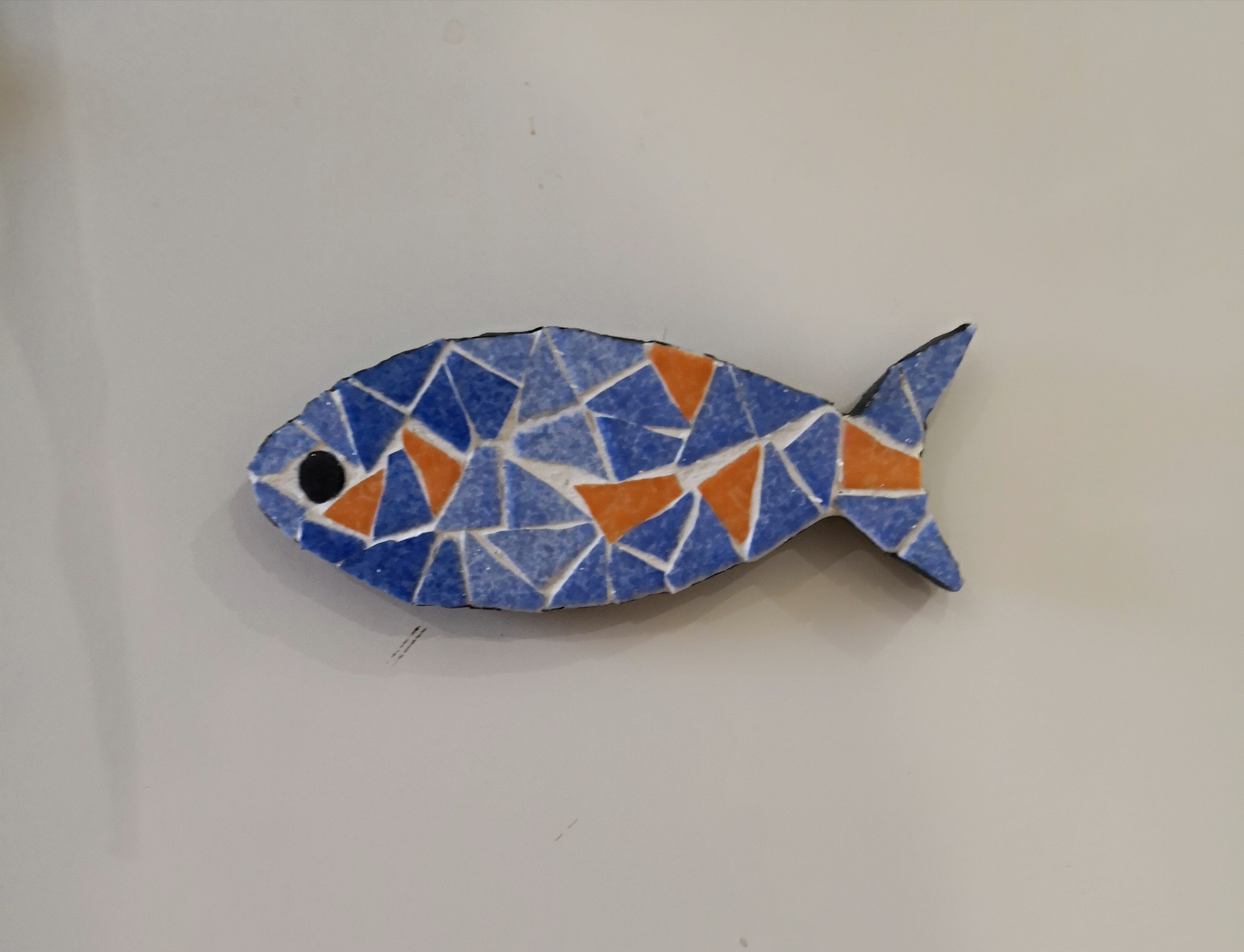 Aimant de Réfrigérateue Magnet Poisson en Mosaïque