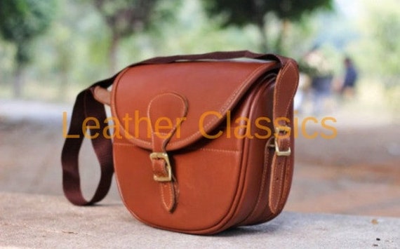 Leather Canvas Shotgun Cartridge Bag with Suede Lining Capacity for 100 Bullets 