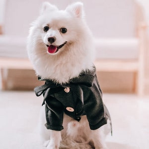 Closing Sale! Last Chance Clearout: stylish woolen dog coat, dog clothes, dog jacket, only pink, grey; cat clothes, dog winter jacket, cat