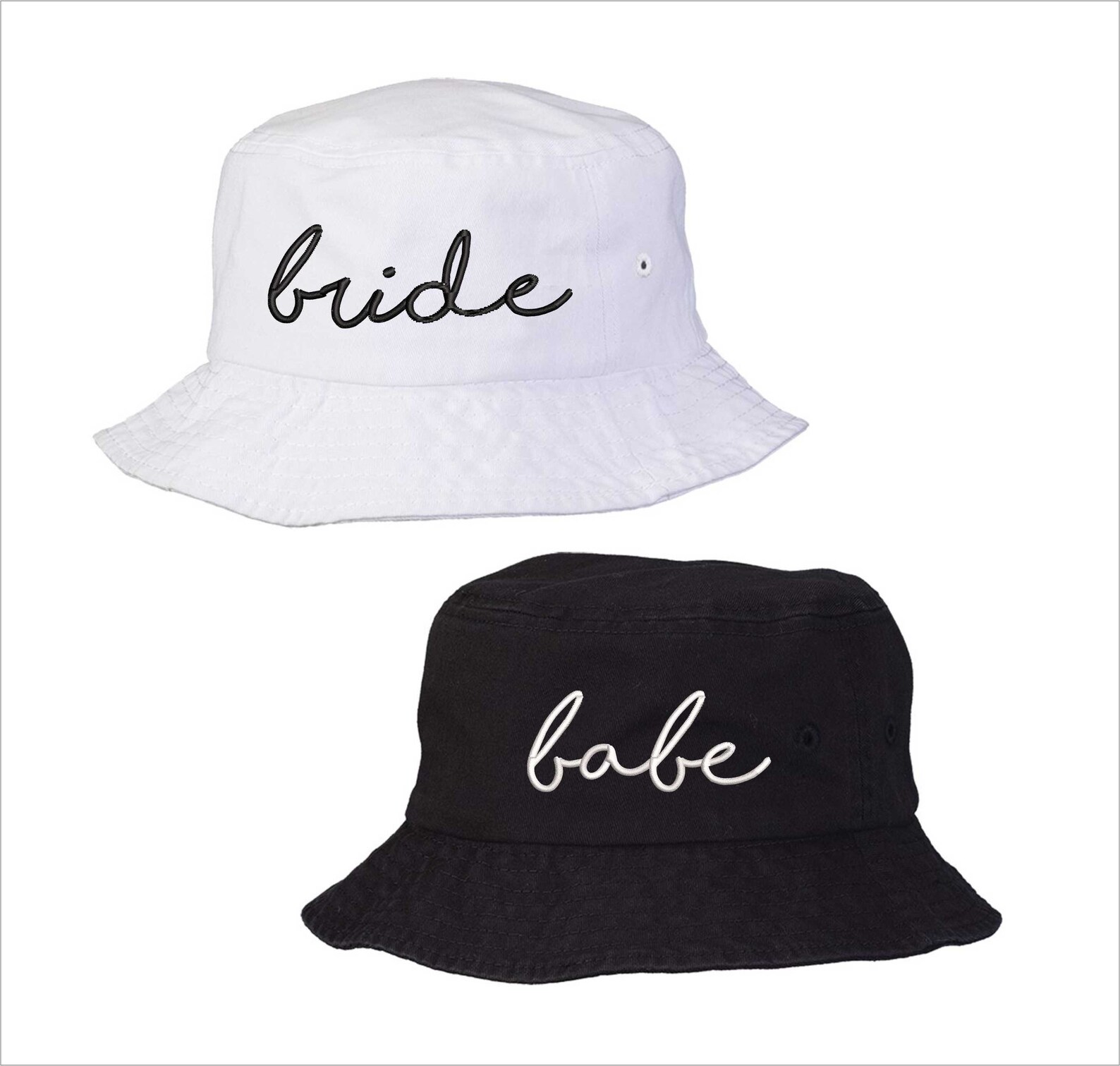 Bride Bucket Hat Babe Hat Custom Bucket Hat Bachelorette Etsy