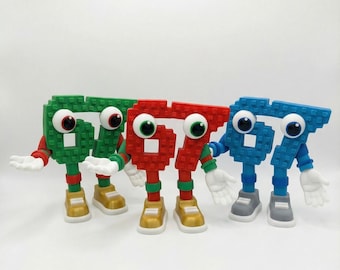 67 Figurina Brainrot – Giocattolo in stile Roblox stampato in 3D / Meme da collezione / Compagno di scrivania / Regalo di decorazione per l'albero di Natale