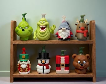 Porta sapone stampato in 3D per Bath & Body Works, Grinch, SLIMER, NUT CRACKER, decorazioni natalizie per il bagno