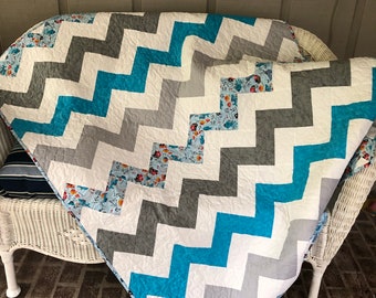 Chevron Lap Quilt/Throw