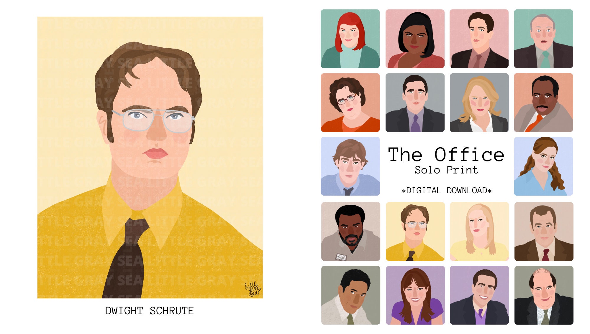 DIGITAL DOWNLOAD Dwight Schrute Print the Office Art - Etsy