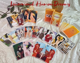 Lenormand Cards HUMAN DREAMS New edition +9 additional cards Maria Bergmann by mb-artgalerie Oracle cards 49 cards PDF booklet Usage approval