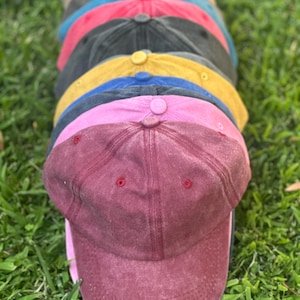 Washed Baseball Cap Vintage Adjustable Cotton Hat Cotton Blank Baseball Caps, Plain Wholesale Bulk Hats Unisex Hats Dad Hat Summer Cap