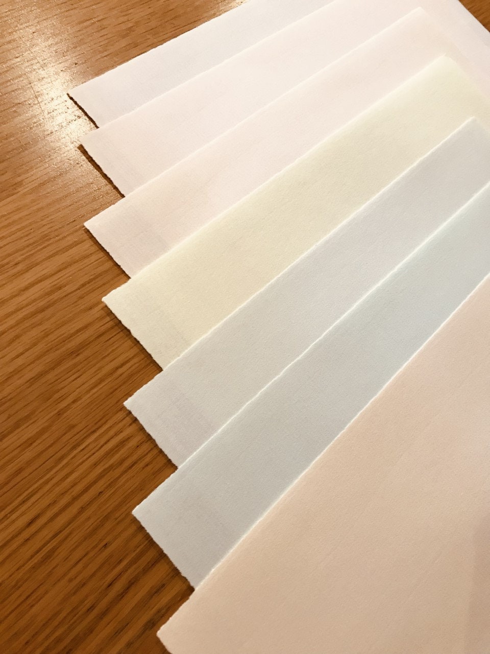 Vintage Classic Laid Watermarked Heavy Weight Typing Paper Set of 5 Sheets  