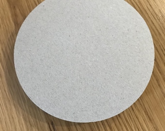 Lot de 20 feuilles de cercles pour carton gris Boldmere pour le bricolage