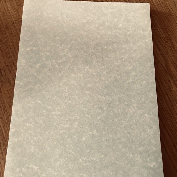 Lot de 10 feuilles de papier gris parchemin vintage Boldmere A4 90 g/m²