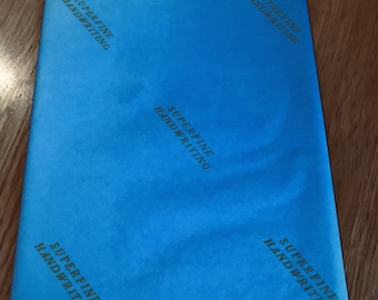 Vintage Superfine Handwriting Carbon Paper Blue A4 size Pack of 10 sheets