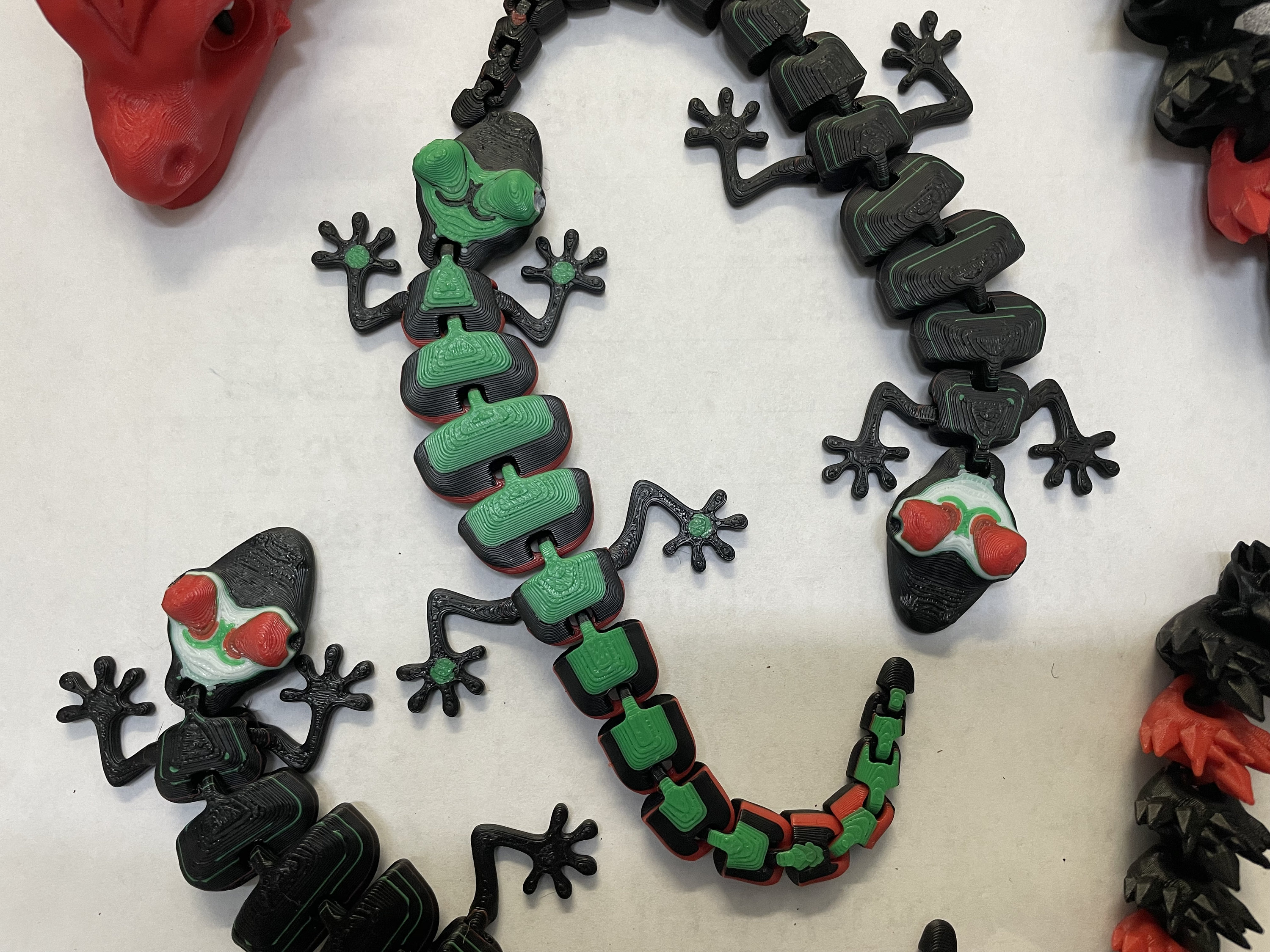 Lizard Fidget Articulated Lizard Fidget Toy - Etsy