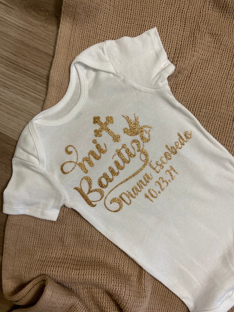 Mi Bautizo God Bless Baby Christening in Spanish Baptism Etsy